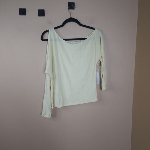 Six Fifty Take My Hand Long Sleeve Knit Top in Yellow Size S - Picture 1 of 10